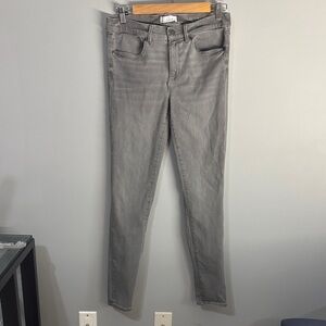 LOFT jeans women’s size 6 size 28 light grey gray Skinny Jeans